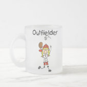 Outfielder-Mädchen Mattglastasse (Links)