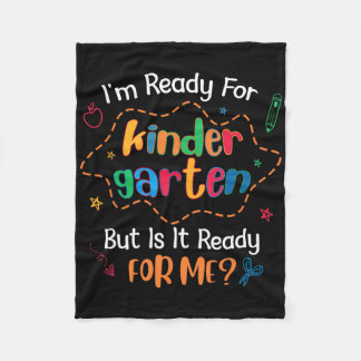 Outfit für den ersten Kindergarten-Tag für Jungen Fleecedecke