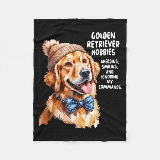 Outfit-Idee für Frauen im Golden-Retriever-Stil &a Fleecedecke (Vorderseite)