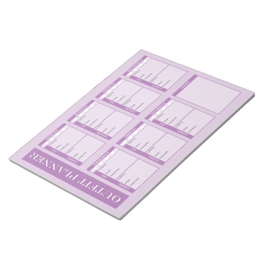 Outfit-Planer Abreißen Editor Notizblock (angewinkelt)