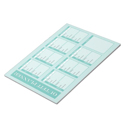 Outfit Planner Tear-Away Notepad Notizblock (angewinkelt)