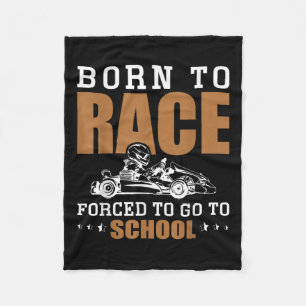 Outfit Racing Geboren um zu rasen, gezwungen zur S Fleecedecke