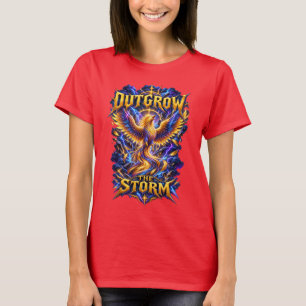 Outgrow The Storm Phoenix T-Shirt – Motivierend