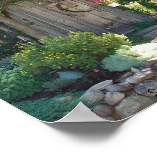 Outhouse in Maine Poster (Ecke)