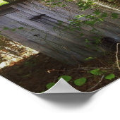 Outhouse in the Woods Poster (Ecke)