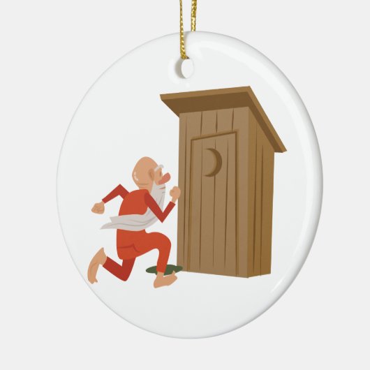 Outhouse Keramik Ornament (Links)