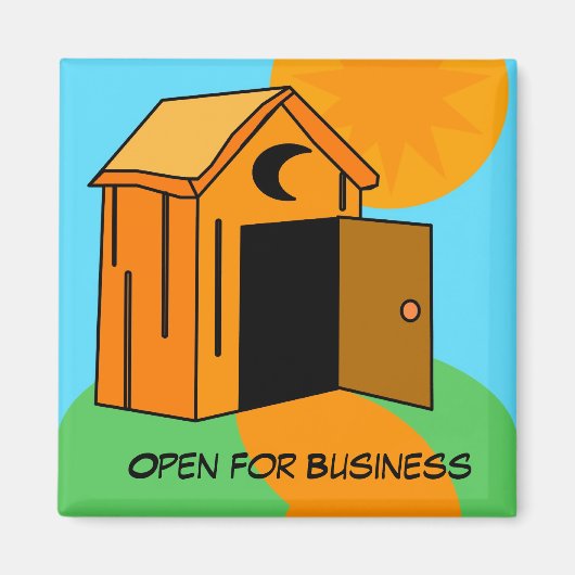 Outhouse Magnet (Vorne)