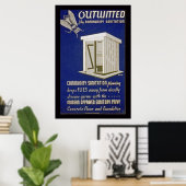 Outhouse Outwitted Poster (Heimbüro)
