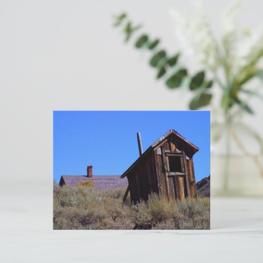 Outhouse Postkarte (Stehend Vorderseite)