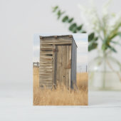 "Outhouse" Postkarte (Stehend Vorderseite)