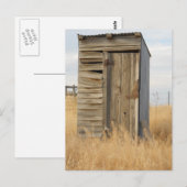 "Outhouse" Postkarte (Vorne/Hinten)