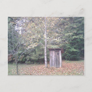 Outhouse Postkarte