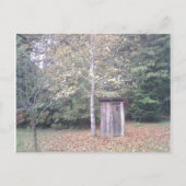 Outhouse Postkarte (Vorderseite)
