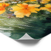 Outhouse Wasserfarbe 3 Poster (Ecke)