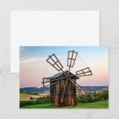 Outhouse Windmill Dankeskarte (Vorne/Hinten)