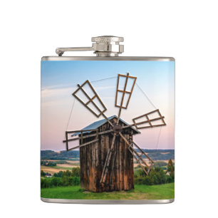 Outhouse Windmill Flachmann