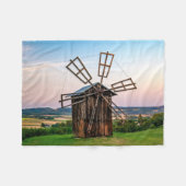 Outhouse Windmill Fleecedecke (Vorderseite (Horizontal))