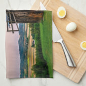 Outhouse Windmill Geschirrtuch (Viertel Falte)