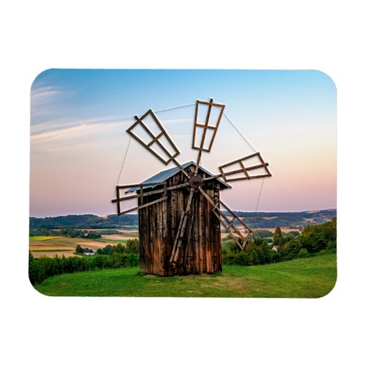 Outhouse Windmill Magnet (Horizontal)