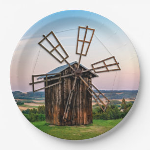Outhouse Windmill Pappteller