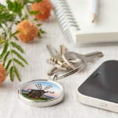 Outhouse Windmill Schlüsselanhänger (Seite)