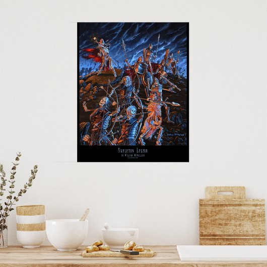 Outland Arts Skeleton Legion 16x20 POSTER (Küche)