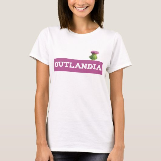 Outlandia Distel T-Shirt (Vorderseite)