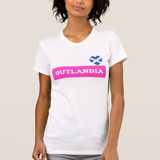Outlandia Herz T-Shirt (Vorderseite)