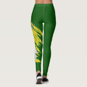Outlands Hirsch - Goldalternative Leggings (Rückseite)