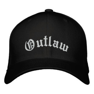 Outlaw-Baseballkappe Bestickte Baseballkappe