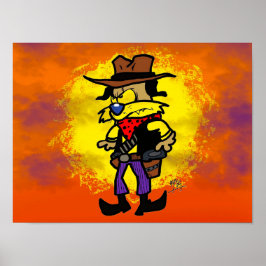 Outlaw Doggo bei Sunset Poster