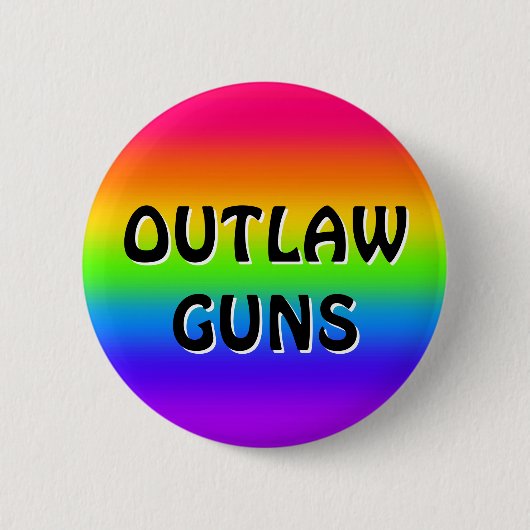 OUTLAW GUNS (Ändern Sie die Wörter) Button (Vorderseite)