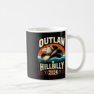 Outlaw Hillbilly 2024 US-Wahltag Cowboy Hat Kaffeetasse