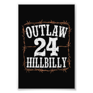 Outlaw Hillbilly 2024 Western Trump Vance 2024  Fotodruck