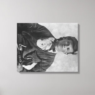 Outlaw Jesse James Portrait Fotograf Leinwanddruck