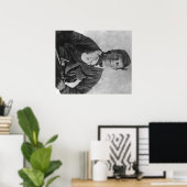 Outlaw Jesse James Portrait Fotograf Poster (Heimbüro)