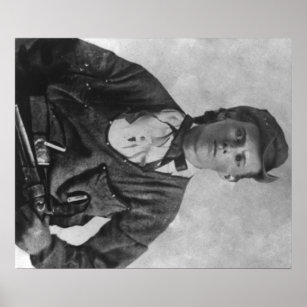 Outlaw Jesse James Portrait Fotograf Poster