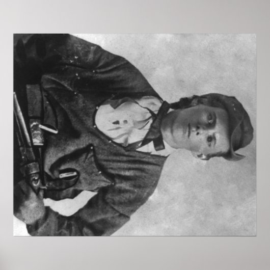 Outlaw Jesse James Portrait Fotograf Poster (Vorne)