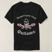 Outlaw mc Support  T-Shirt (Design vorne)