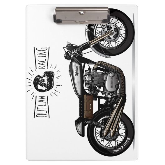 Outlaw Racing Motorrad | Motorradklammer Klemmbrett (Vorderseite)
