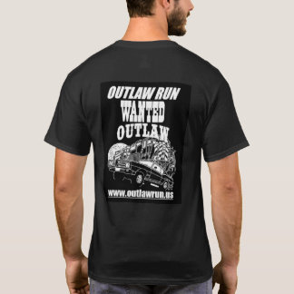 Outlaw Run T - Shirt mit Design auf der Rückseite