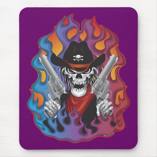 Outlaw Skull Mousepad (Vorne)