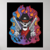 Outlaw Skull Poster (Vorne)