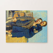 Outlaws Bonnie & Clyde The Barrow Gang Painting Puzzle (Horizontal)