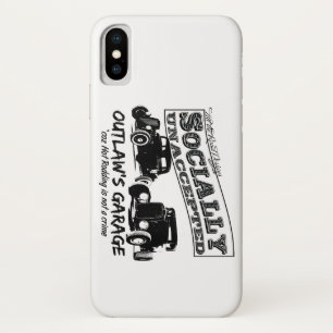 Outlaws Garage. Sozial nicht akzeptierte Hot Rods Case-Mate iPhone Hülle