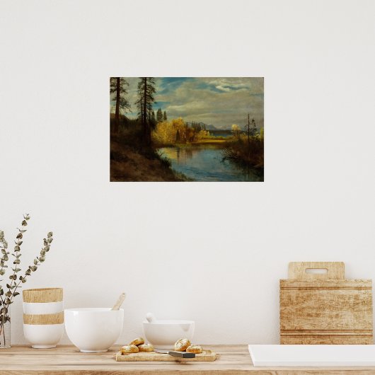 Outlet am See Tahoe Poster (Küche)