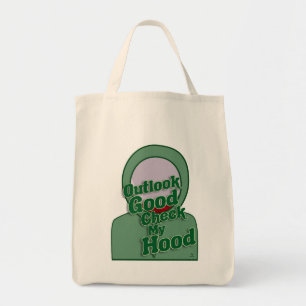 Outlook Guten Karo Mein Hood Motto Cartoon Tragetasche