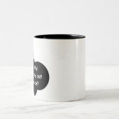 OutLoudVoice Zweifarbige Tasse (Mittel)