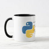 OutOfCoffeeException Pythonschlange-Tasse Tasse (Links)