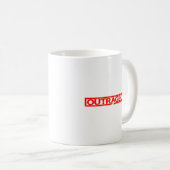 Outrageure Briefmarke Kaffee Tasse (VorderseiteRechts)